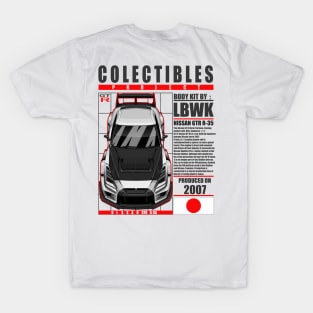 JDM LBWK  NISSAN GTR R-35 WHITE T-Shirt